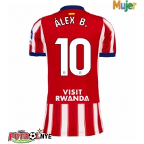 Camiseta Atletico Madrid Alex Baena #10 Primera Equipación para mujer 2026-27 manga corta